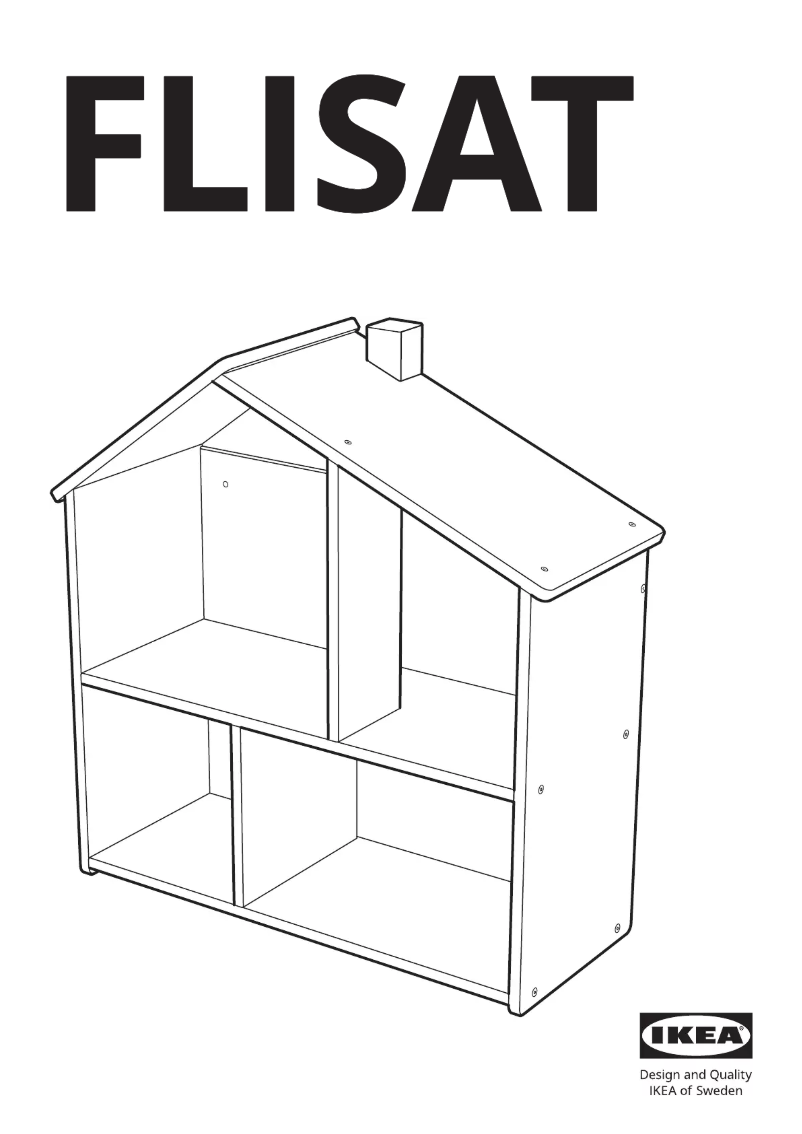 Page 1 de la notice Instructions / montage Ikea FLISAT