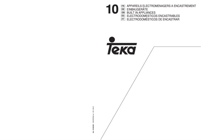 Page 1 of the manual User Manual Teka CI345.1