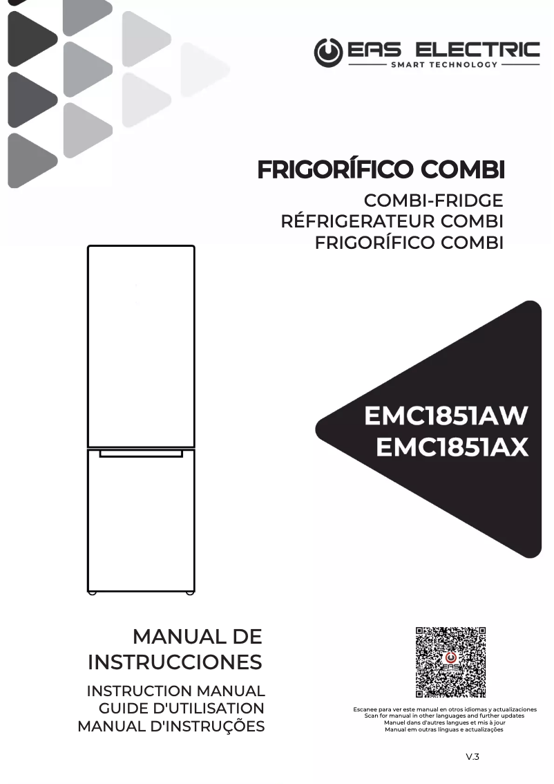 Page 1 de la notice Manuel utilisateur EAS Electric EMC1851AX