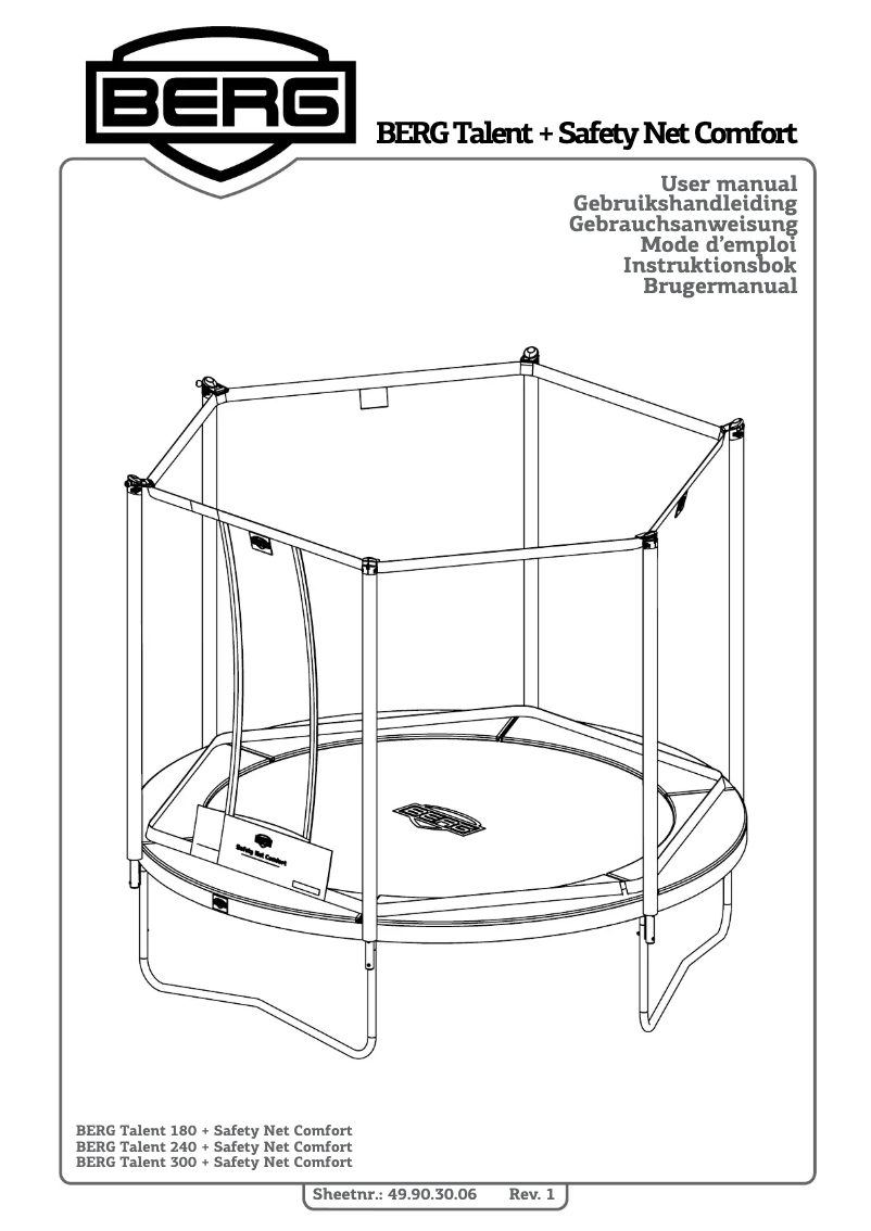 Page 1 de la notice Manuel utilisateur Berg Talent 300