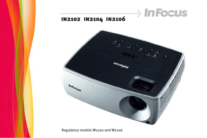 Page 1 de la notice Manuel utilisateur InFocus IN2104