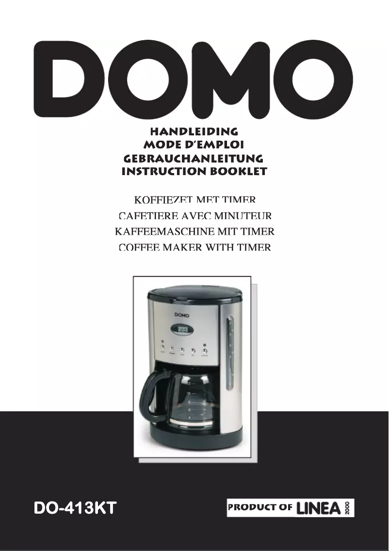 Page 1 de la notice Manuel utilisateur Domo DO413KT