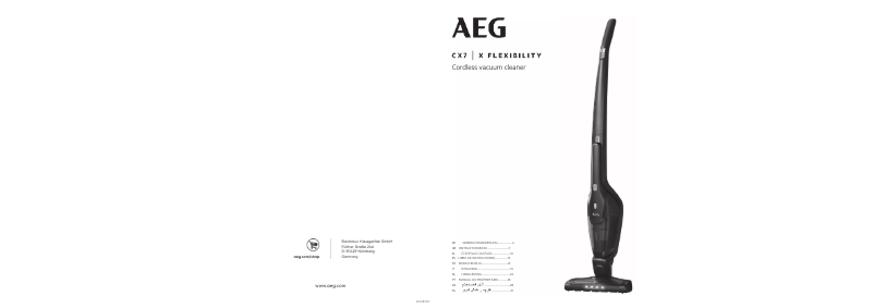 Página 1 del manual Manual de usuario AEG CX7-2-45IM