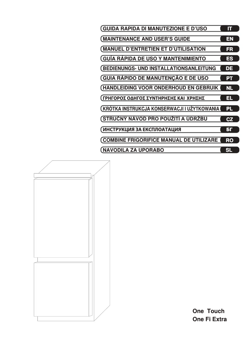 Page 1 de la notice Manuel utilisateur Hoover H-FRIDGE 500 BHBF 182 N