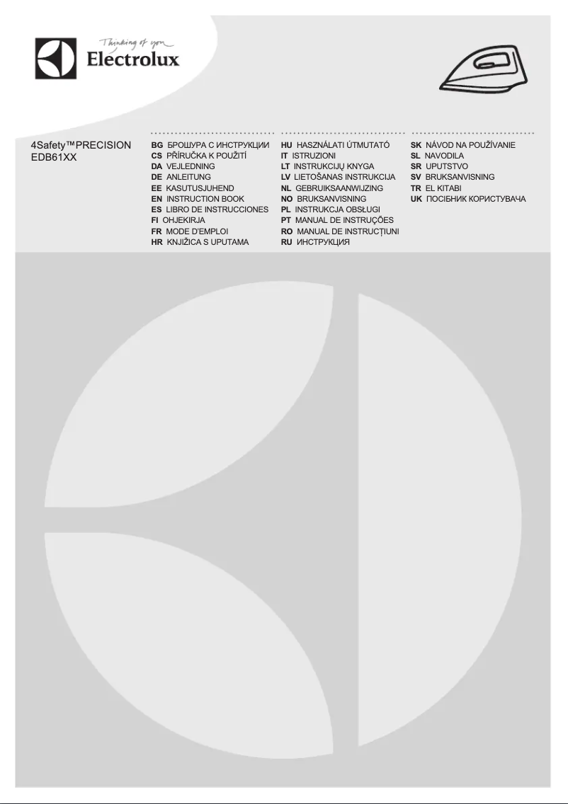 Página 1 del manual Manual de usuario Electrolux 4Safety Precision EDB6146