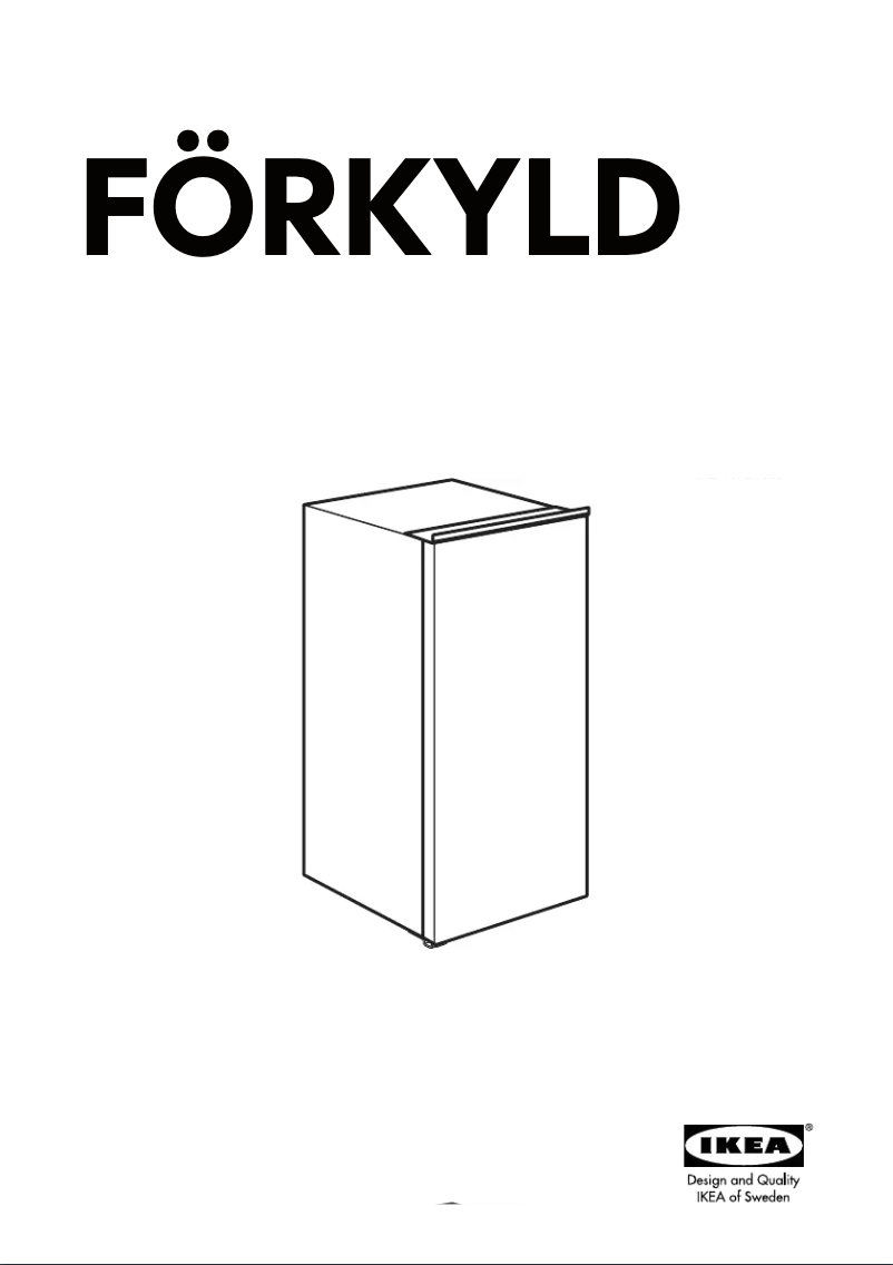 Page 1 de la notice Instructions / montage Ikea FORKYLD