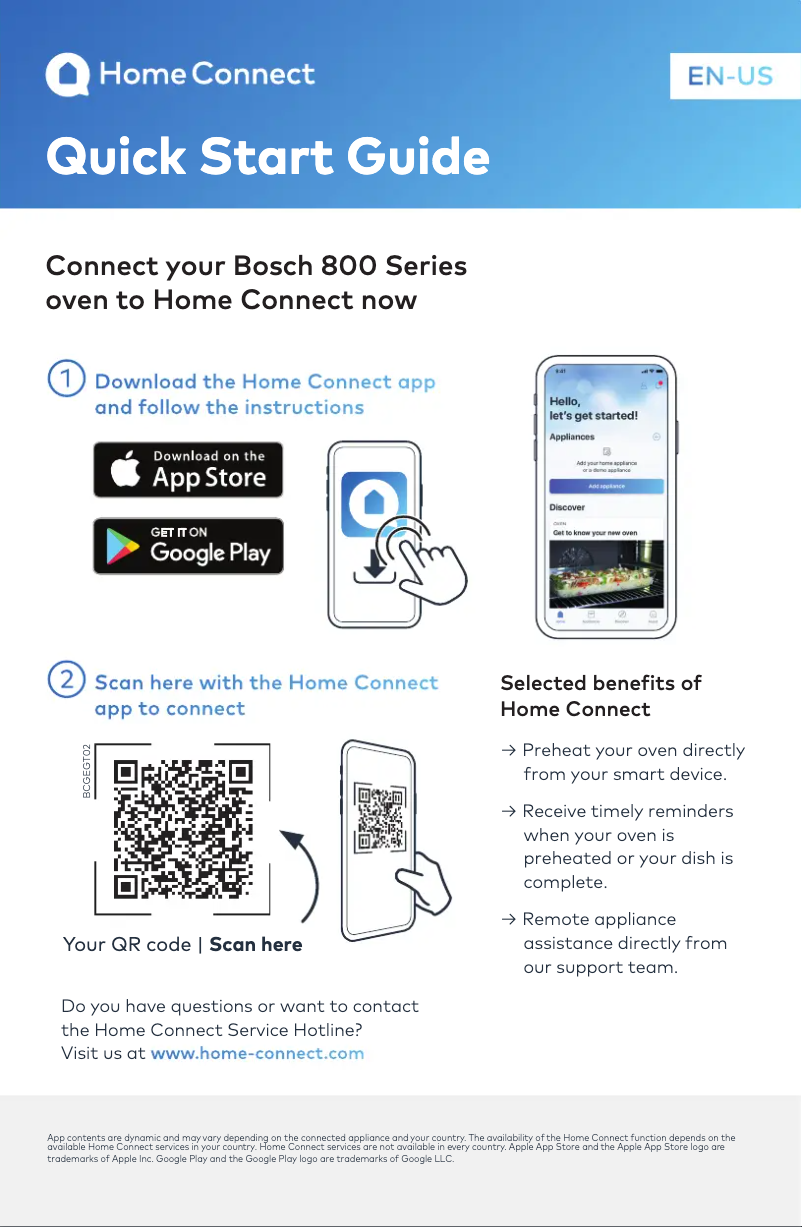 Page 1 of the manual Quick Start Guide Bosch HBL57M52UC