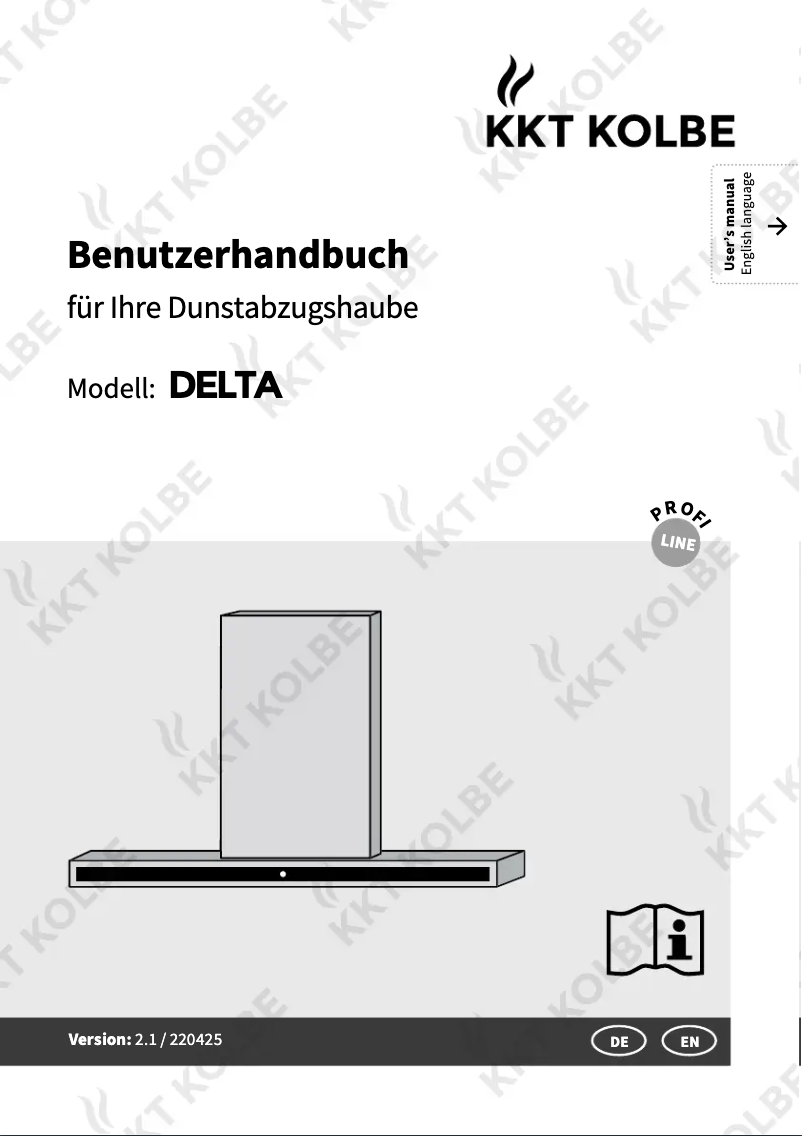 Page 1 de la notice Manuel utilisateur KKT Kolbe DELTA6014TC