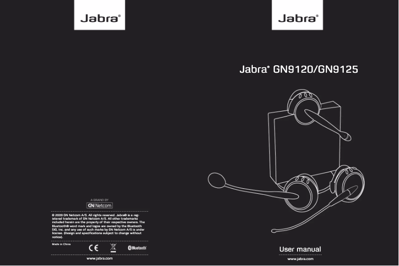 Page 1 de la notice Manuel utilisateur Jabra GN 9125