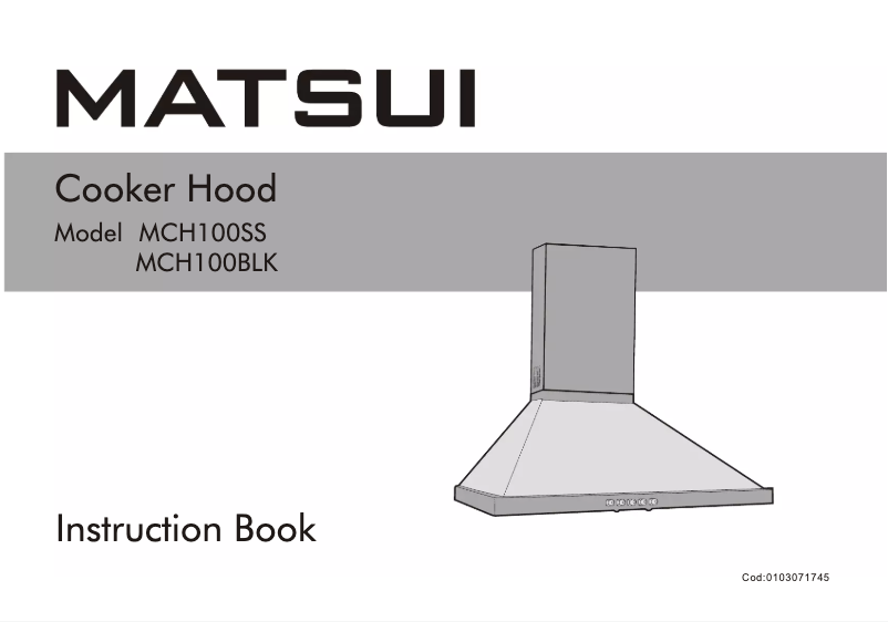 Page 1 de la notice Manuel utilisateur Matsui MCH100SS