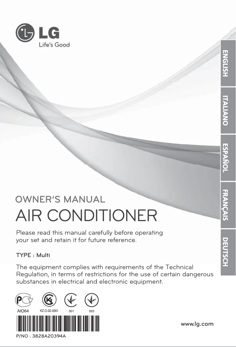 Página 1 del manual Manual de usuario LG FM15AH