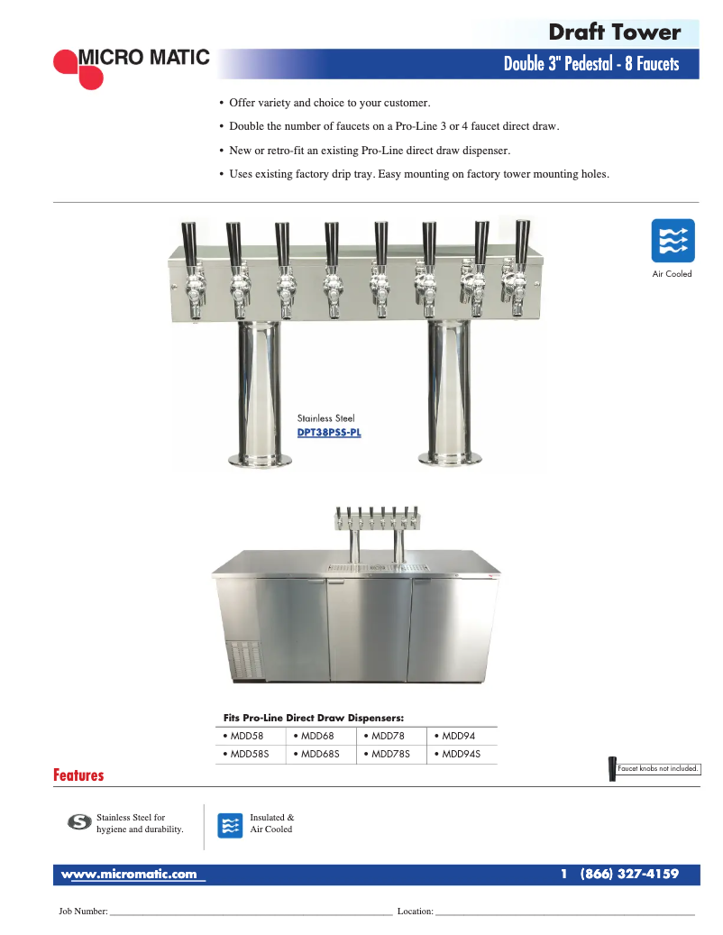 Página 1 del manual Manual de usuario Micro Matic DPT38-PL