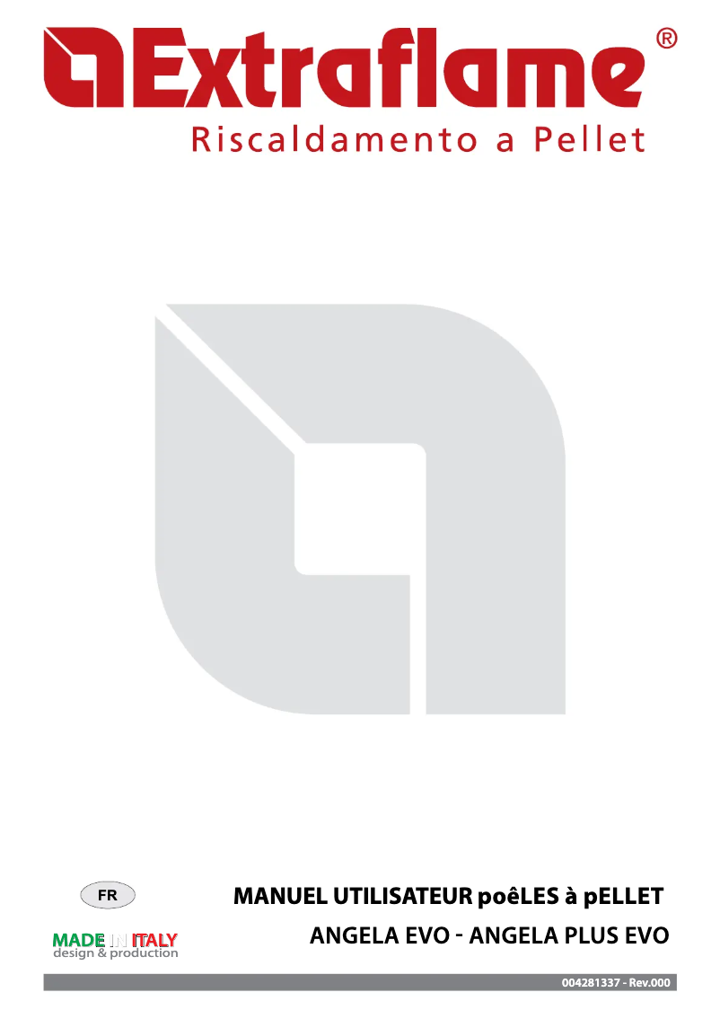 Page 1 de la notice Manuel utilisateur La Nordica Angela Evo