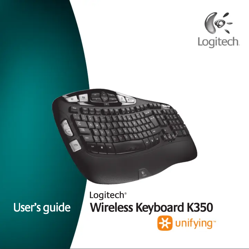 Page 1 of the manual User Manual Logitech K350