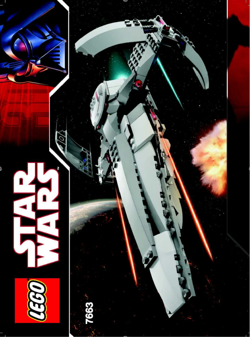 Page 1 de la notice Manuel utilisateur Lego Star Wars 7663