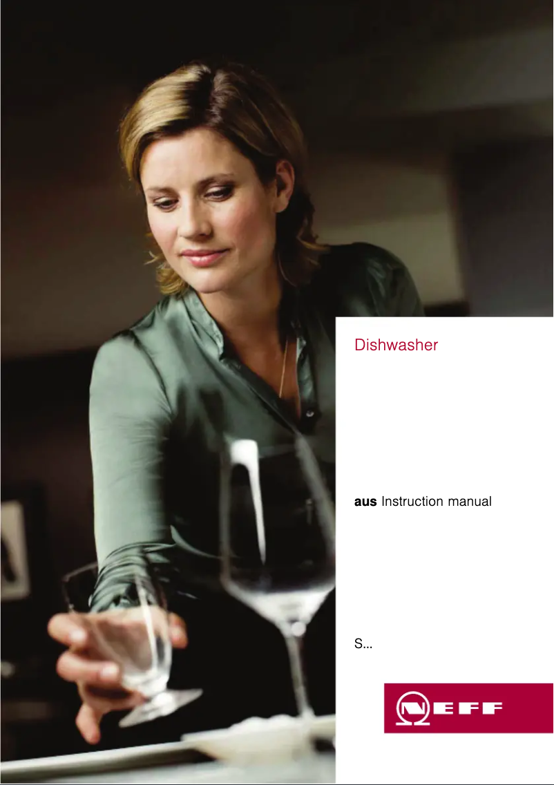 Page 1 of the manual User Manual Neff S525T80D0A