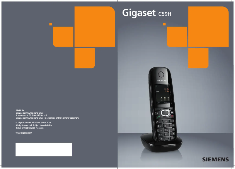 Imagen de la primera página del manual del dispositivo C59H