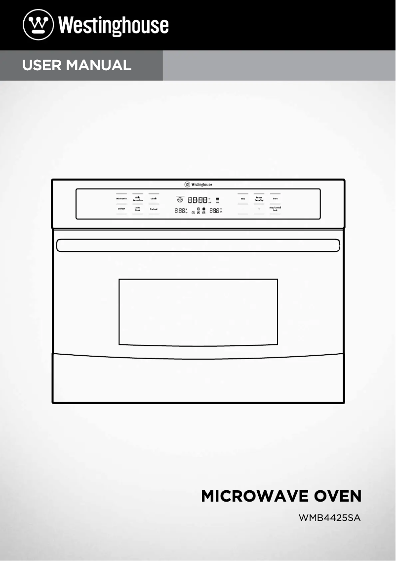 Página 1 del manual Manual de usuario Westinghouse WMB4425SA