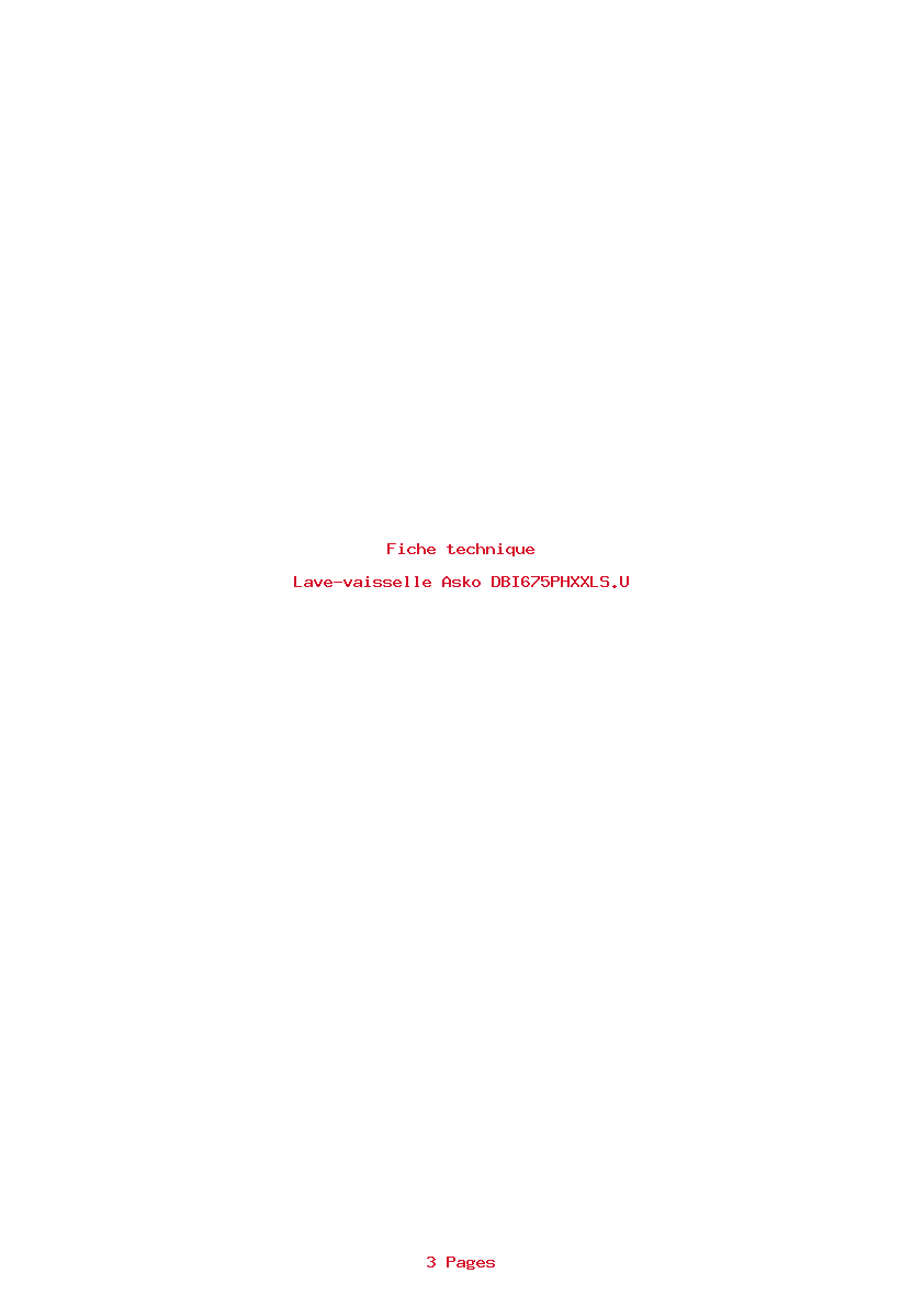 Image de la première page du manuel de l'appareil DBI675PHXXLS.U