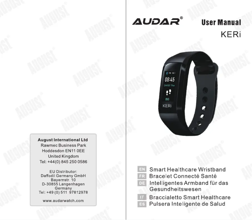 Page 1 de la notice Manuel utilisateur Audar KERi