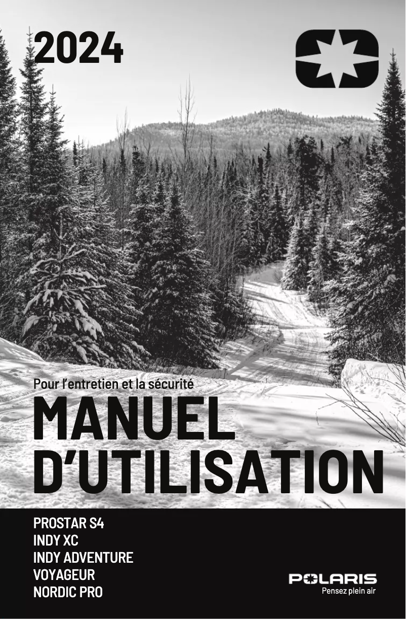 Page 1 de la notice Manuel utilisateur Polaris ProStar S4 Nordic Pro 146 (2024)