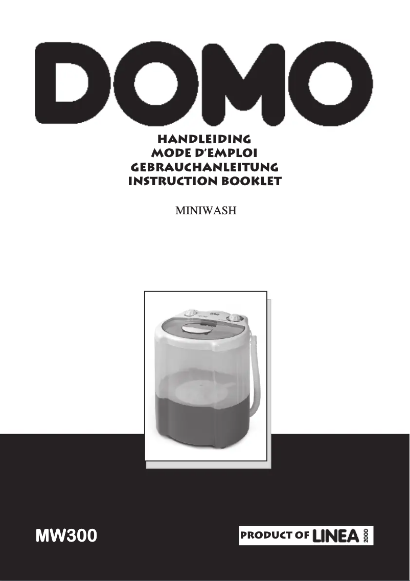 Page 1 de la notice Manuel utilisateur Domo MW300