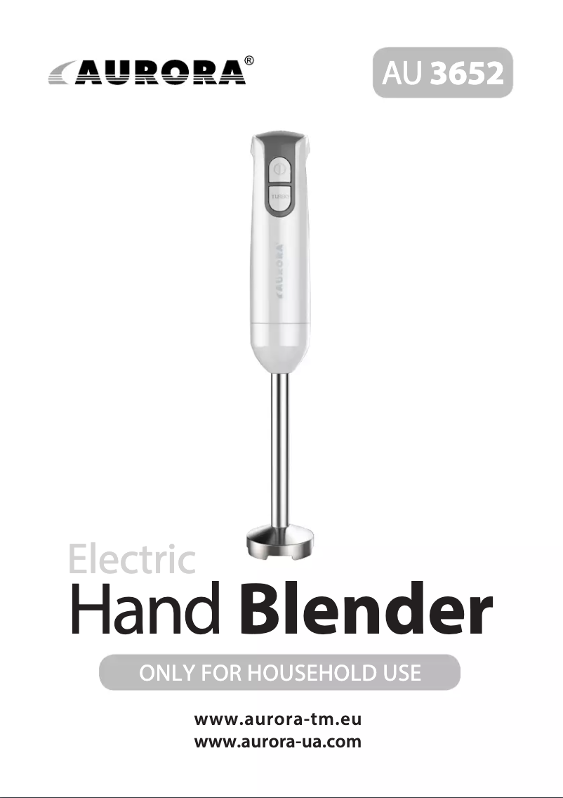 Page 1 de la notice Manuel utilisateur Aurora AU3652