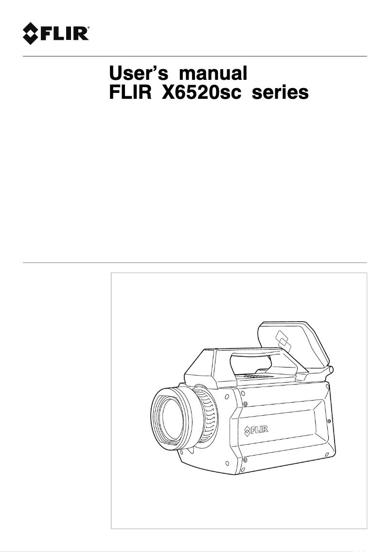 Page 1 de la notice Manuel utilisateur FLIR X6520sc