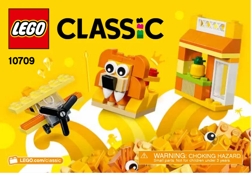 Page 1 of the manual User Manual Lego Classic 10709