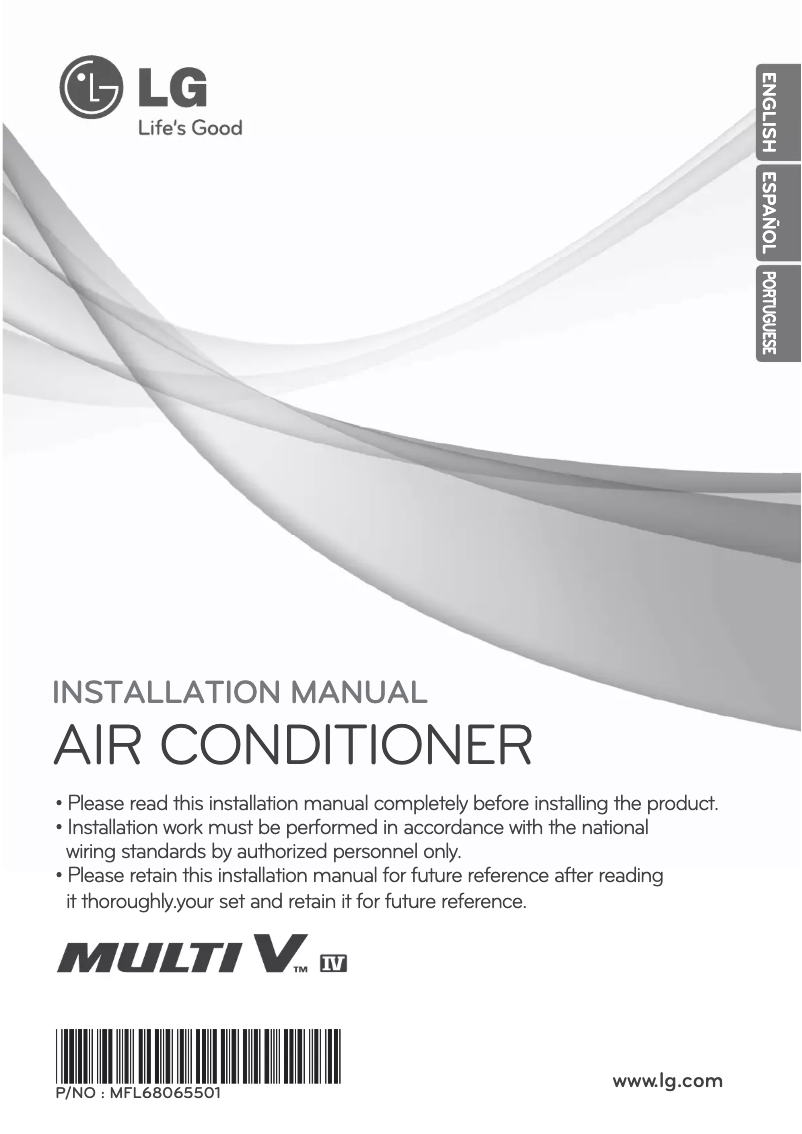 Page 1 of the manual User Manual LG ARUB160BTE4