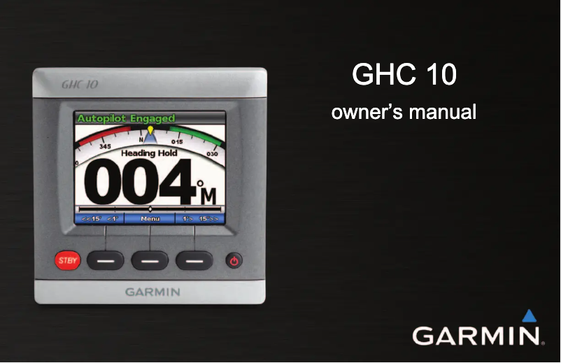 Page 1 de la notice Mode d'emploi Garmin GHC10