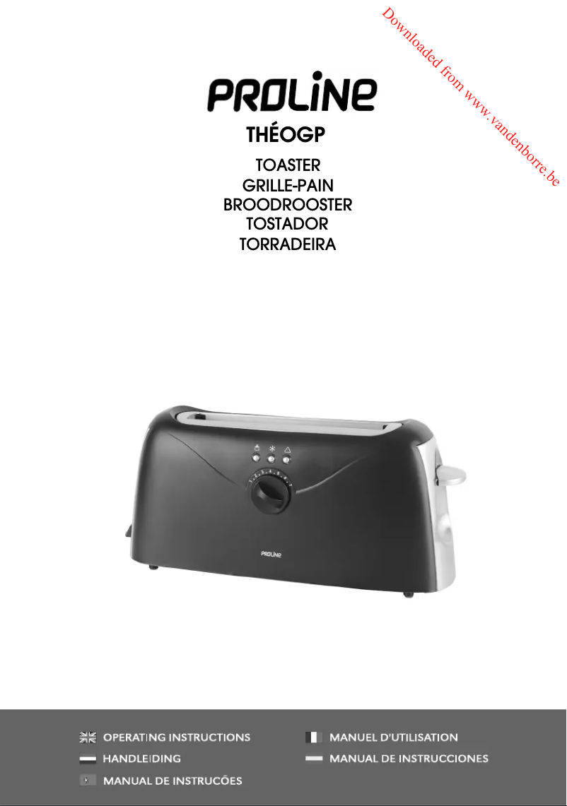 Page 1 de la notice Manuel utilisateur Proline THEOGP