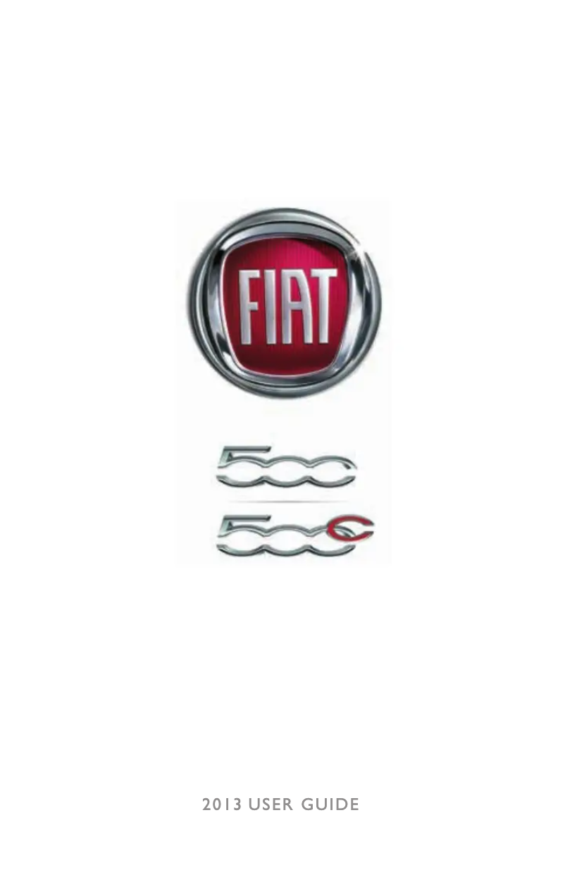Page 1 de la notice Manuel utilisateur Fiat 500 (2011)