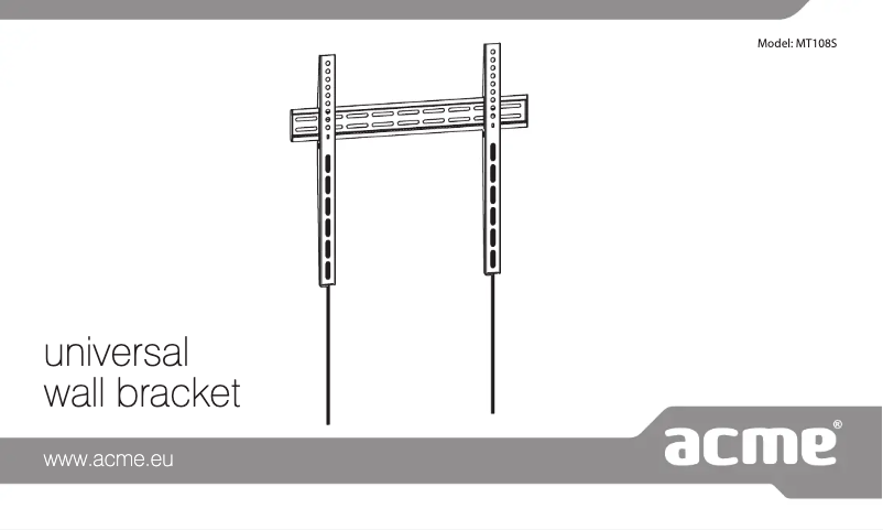 Page 1 de la notice Manuel utilisateur Acme United MT108S