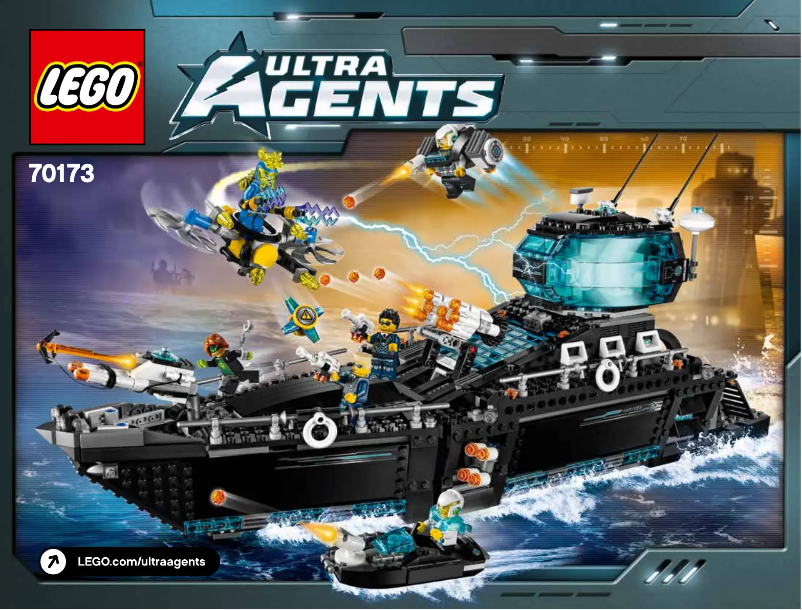 Page 1 of the manual User Manual Lego Ultra Agents 70173