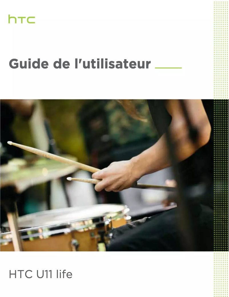 Page 1 de la notice Manuel utilisateur HTC U11 Life