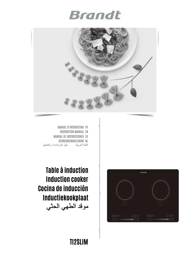 Page 1 de la notice Manuel utilisateur Brandt TI2SLIM