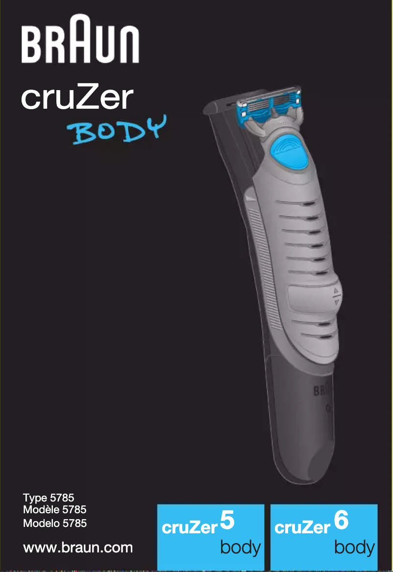 Page 1 of the manual User Manual Braun CruZer6 Body