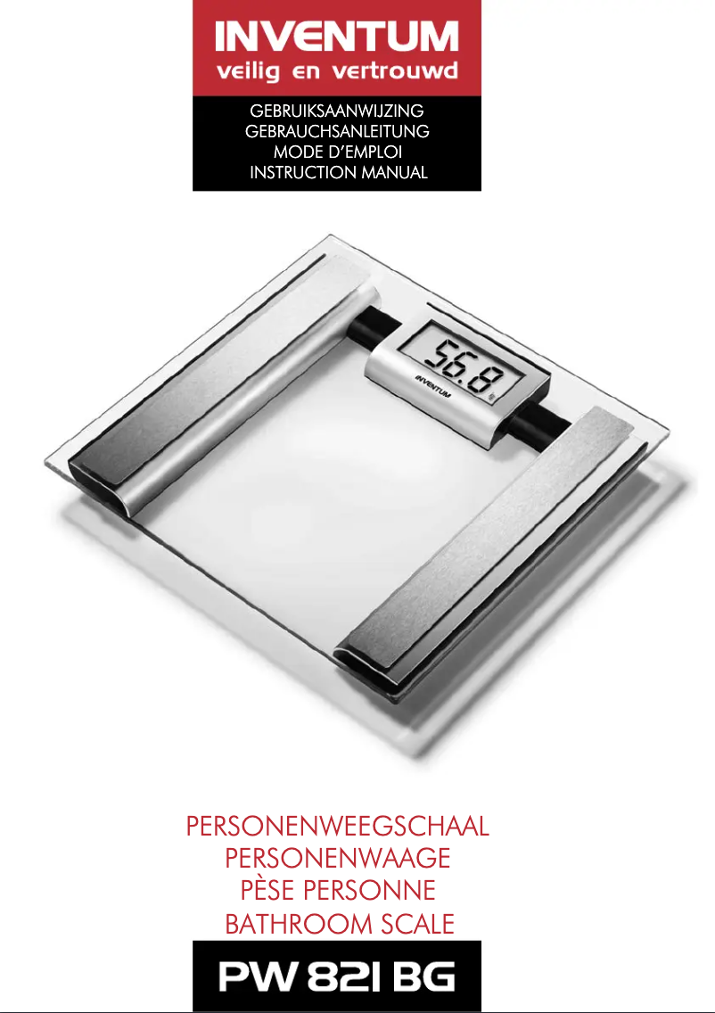 Page 1 de la notice Manuel utilisateur Inventum PW821BG