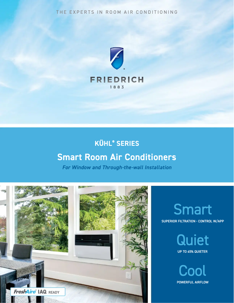 Page 1 de la notice Brochure Friedrich KCS14A10A