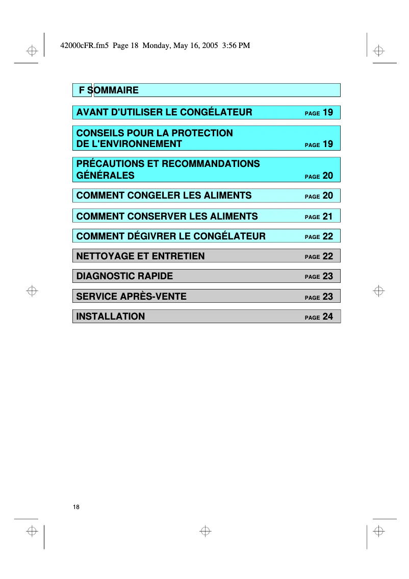 Página 1 del manual Manual de usuario Whirlpool AFG 6260-B