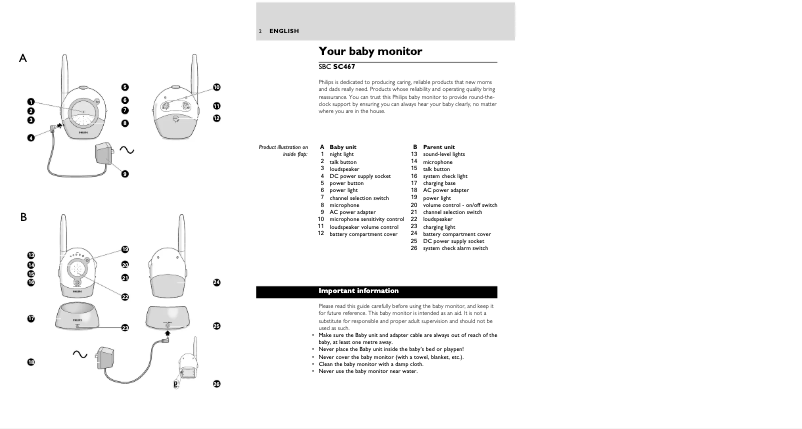 Página 1 del manual Manual de usuario Philips SBCSC467