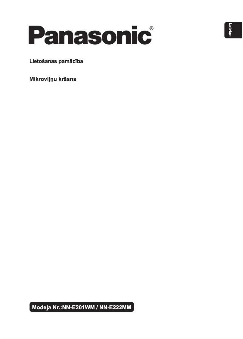 Página 1 del manual Manual de usuario Panasonic NN-E222MM