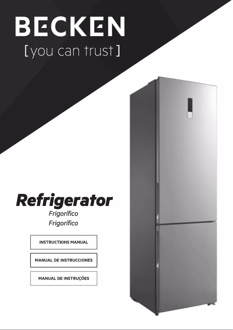 Page 1 of the manual User Manual Becken BC5211