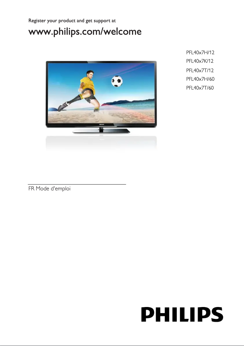 Image de la première page du manuel de l'appareil 32PFL4037K