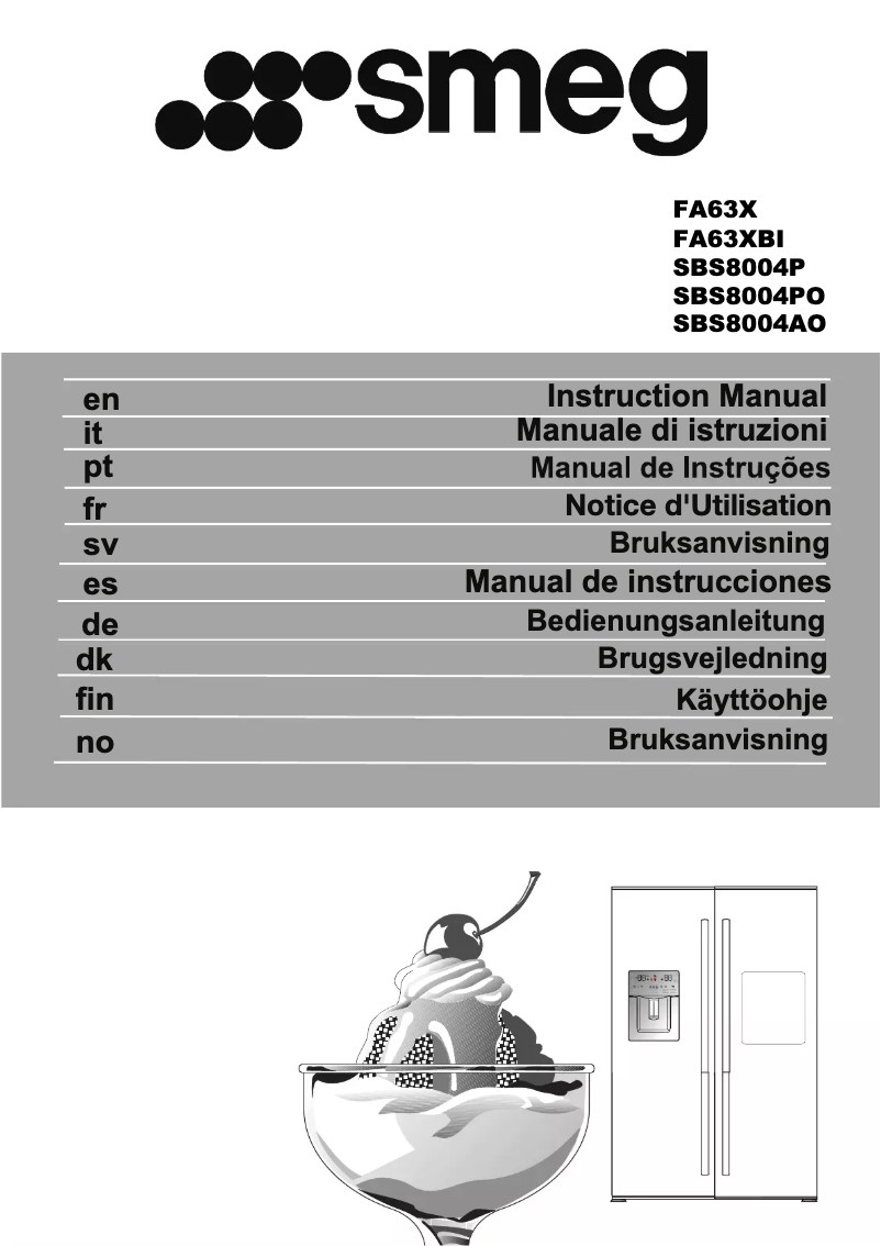Image de la première page du manuel de l'appareil FA63XBI
