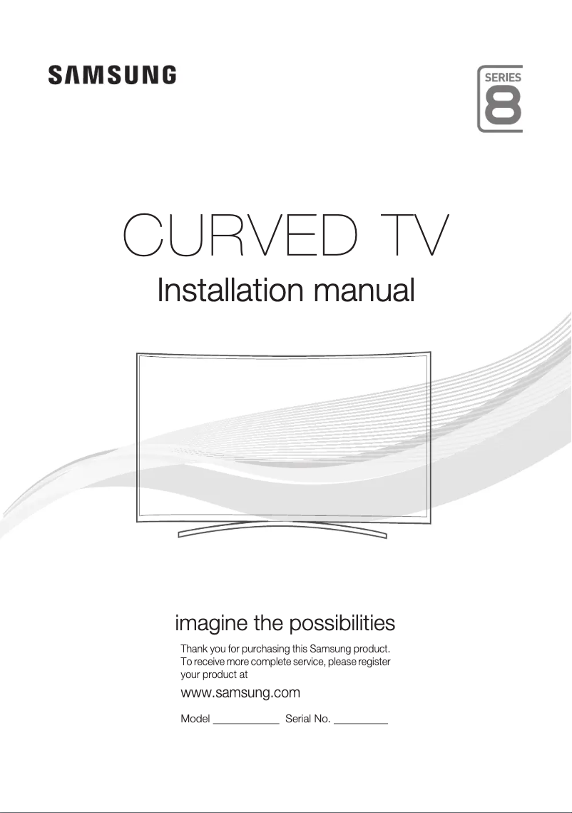 Página 1 del manual Manual de usuario Samsung HG55AC890VW