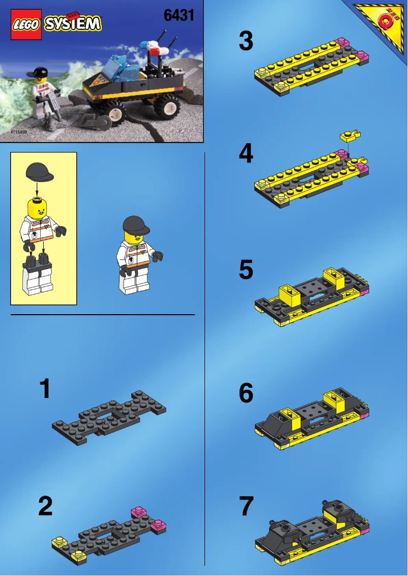 Página 1 del manual Manual de usuario Lego Res-Q 6431