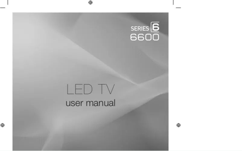 Página 1 del manual Manual de usuario Samsung UN55C6620UF