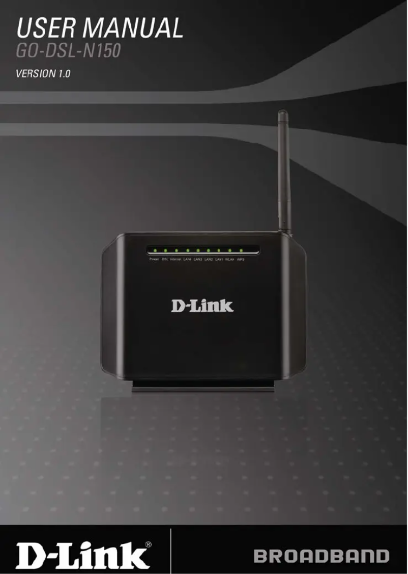 Página 1 del manual Manual de usuario D-Link Wireless N150 ADSL2+
